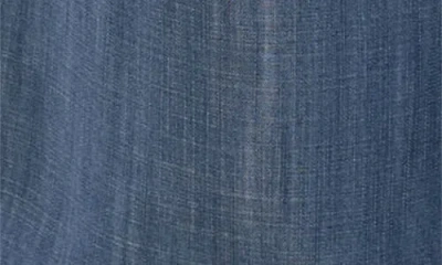 Ramy Brook Chambray Pleated Chambray Wide-leg Trousers In Blue