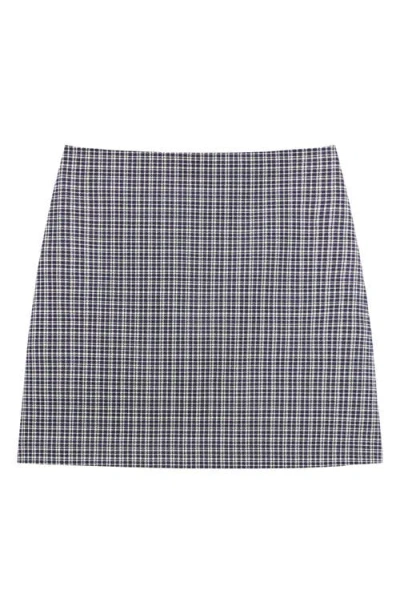 Theory Simple Knit A-line Miniskit In Blue