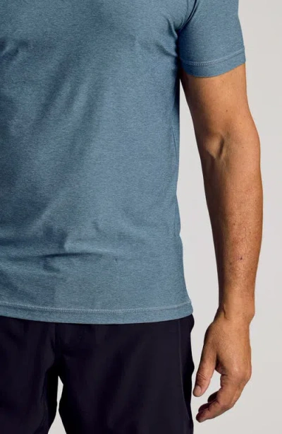 True Classic Active Trim Fit Performance T-shirt In Blue