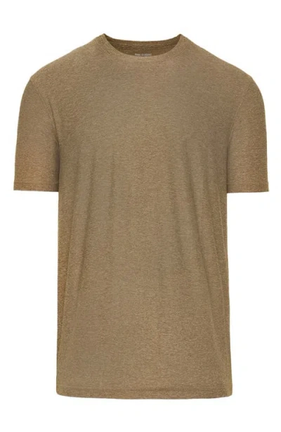 True Classic Active Trim Fit Performance T-shirt In Brown
