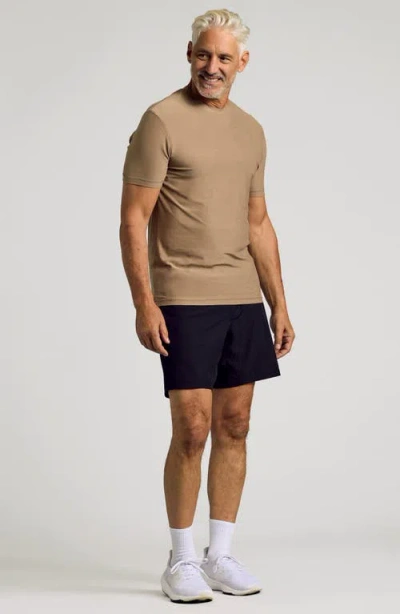 True Classic Active Trim Fit Performance T-shirt In Brown
