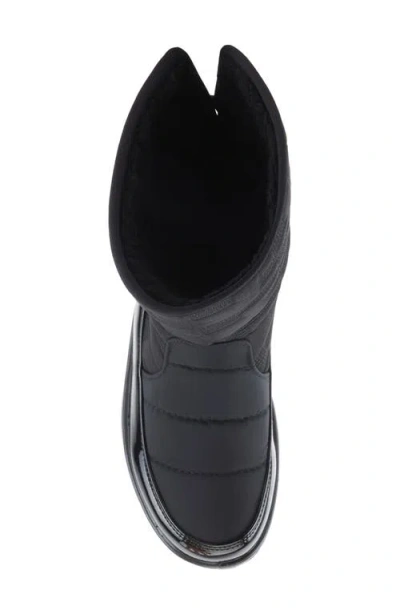 Flexus By Spring Step Daffo Waterproof Faux Shearling Lined Boot In Black