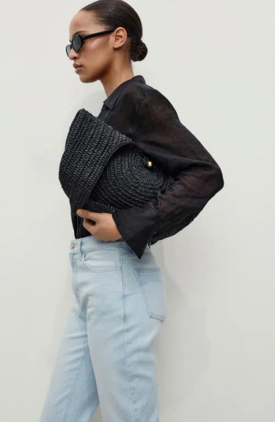 Mango Women's New Mom Comfort High-rise Jeans In Blue