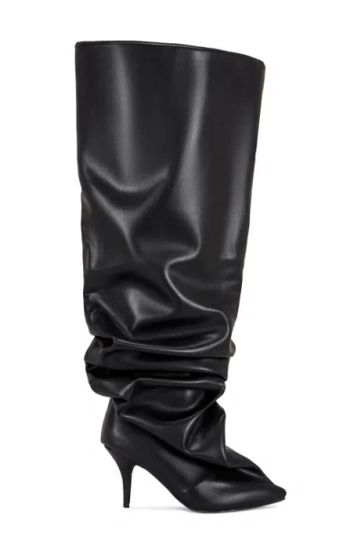 Azalea Wang Rubius Over The Knee Slouch Boot In Black