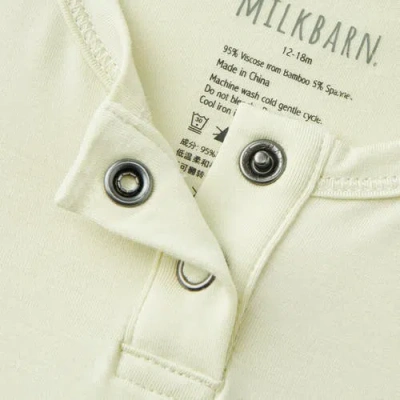 Milkbarn Luxe Solid Shortall In Green