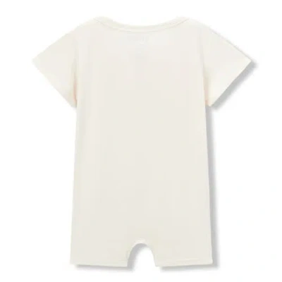 Milkbarn Luxe Solid Shortall In White
