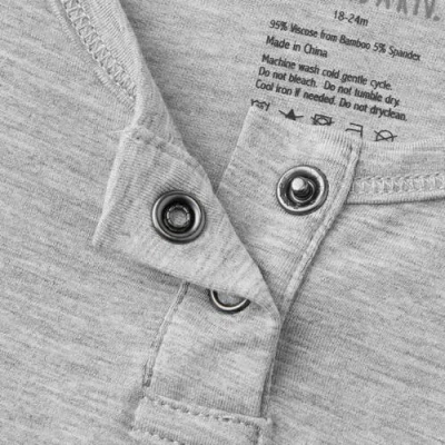 Milkbarn Luxe Solid Shortall In Gray