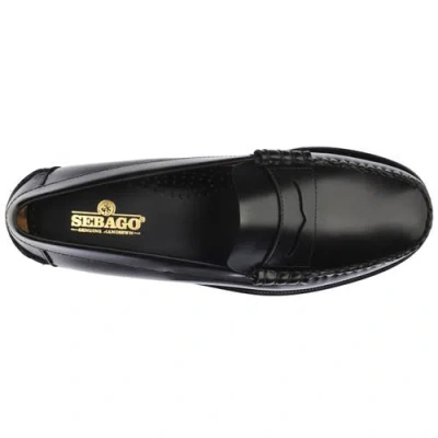 Sebago Round Toe Slip-on Moccasins With Cut-out Upper Design In Brown