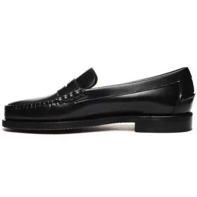 Sebago Round Toe Slip-on Moccasins With Cut-out Upper Design In Brown