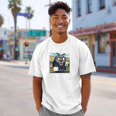 Dalix Roly Poly Tee In White