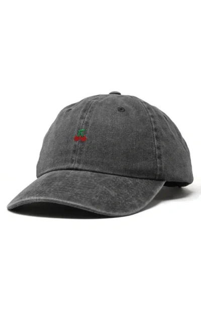 Dalix Lil Cherry Dad Cap In Black