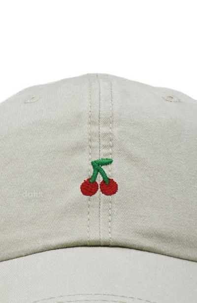Dalix Lil Cherry Dad Cap In White