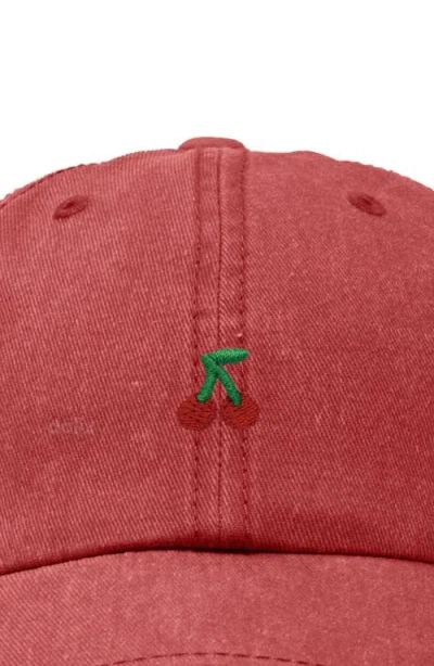 Dalix Lil Cherry Dad Cap In Red