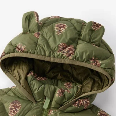 Milkbarn Down Jacket In Brown