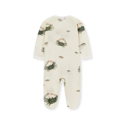 Milkbarn Zipper Footed Romper