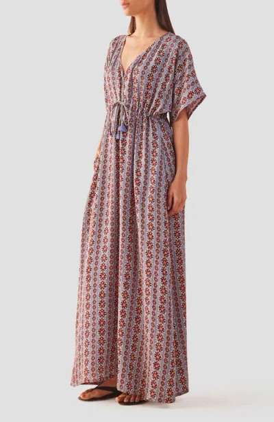 Omika Pia Caftan In Multi