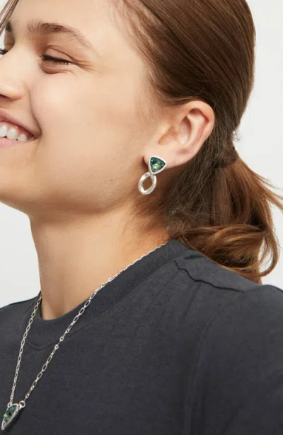 Unode50 Green Cluster Studs In Metallic