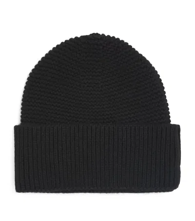 Colombo Kid Cashmere Beanie In Black
