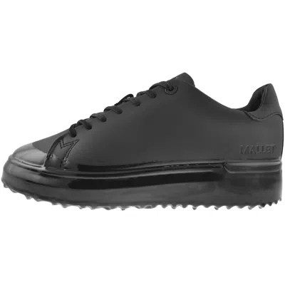 Mallet Grftr Lite Trainers Black Out Dip In Black