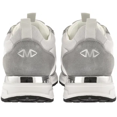 Mallet Bethnal Trainers White Grey In White