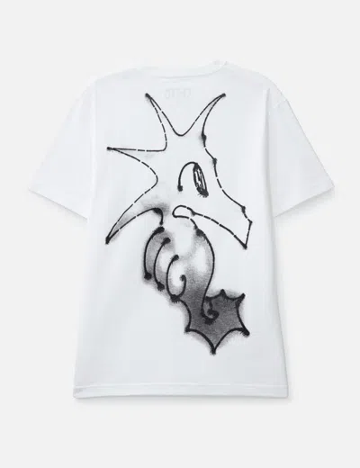 Chito : Everywhere I Go (pit Stop) Exhibition T-shirt In White
