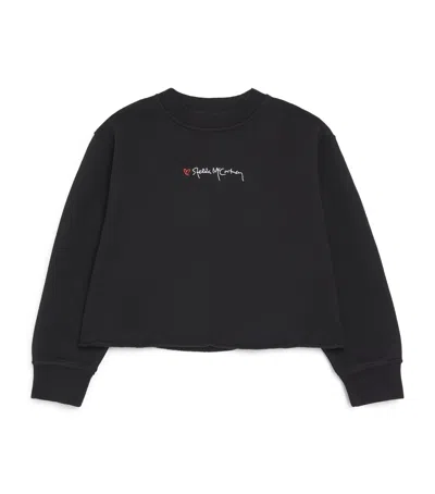 Stella Mccartney Kid - Heart Logo Sweatshirt In Black
