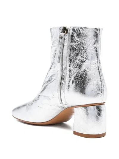 Forte Forte 60mm Metallic-finish Leather Boots In Multi