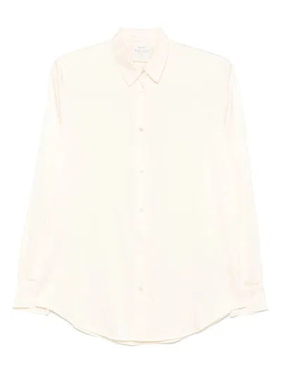 Forte Forte Essential Heavy Stretch Silk Satin Shirt In Neutral