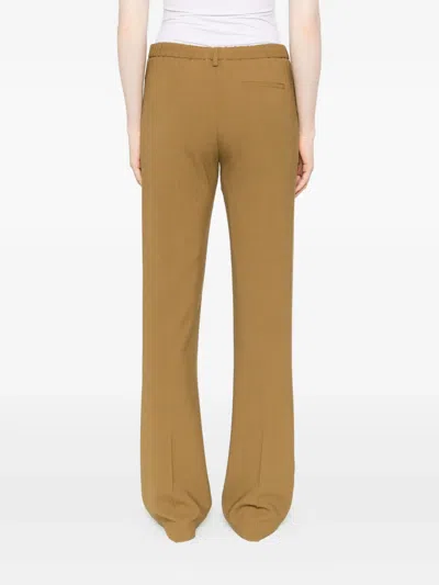 Forte Forte Wool Viscose Twill Regular Waist Pants