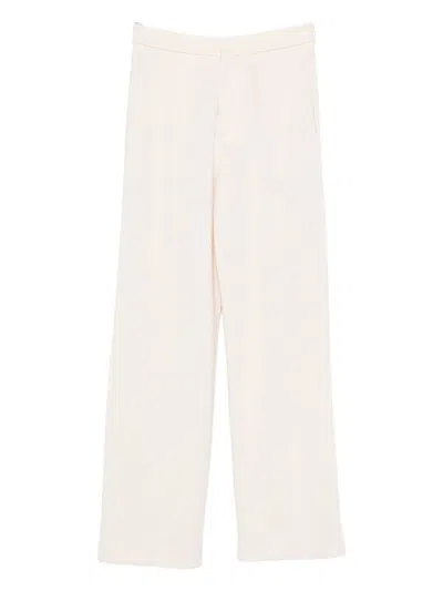 Forte Forte Wool High Waist Pants In Pink