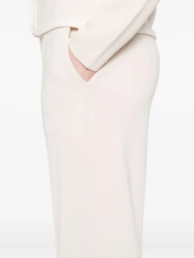 Forte Forte Wool High Waist Pants In Pink