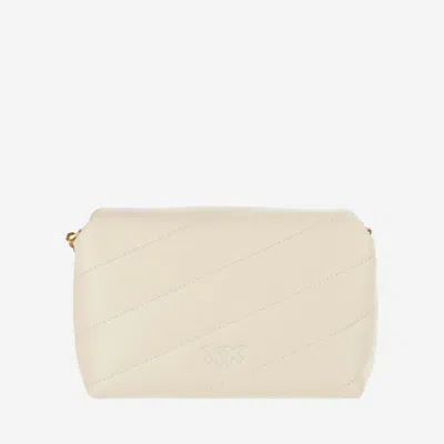 Pinko Love Baby Puff Shoulder Bag In White
