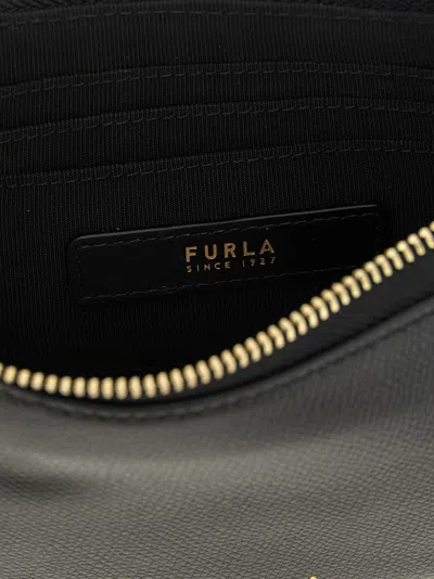 Furla ' Sfera' Mini Shoulder Bag In Black