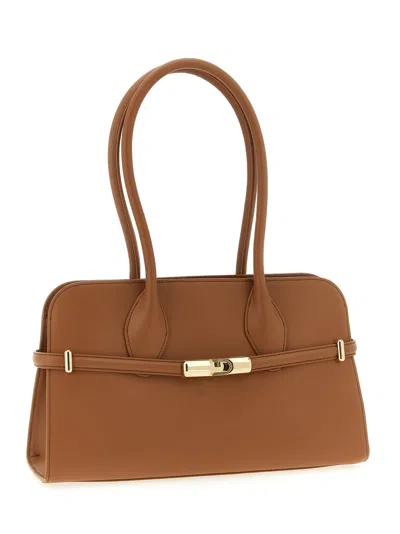 Furla ' Goccia Dome M' Shoulder Bag In Brown