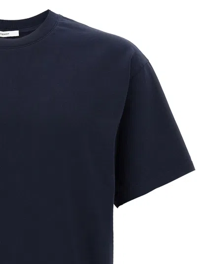 Givenchy Dark Blue Cotton T-shirt In Blue
