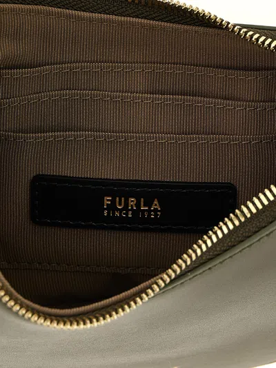 Furla Delizia Mini Shoulder Bag In Green