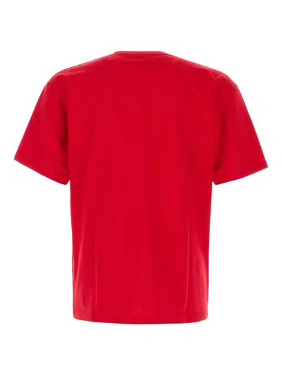 Valentino T-shirt With Chat De La Maison Print In Red