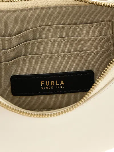 Furla Delizia Mini Shoulder Bag In White