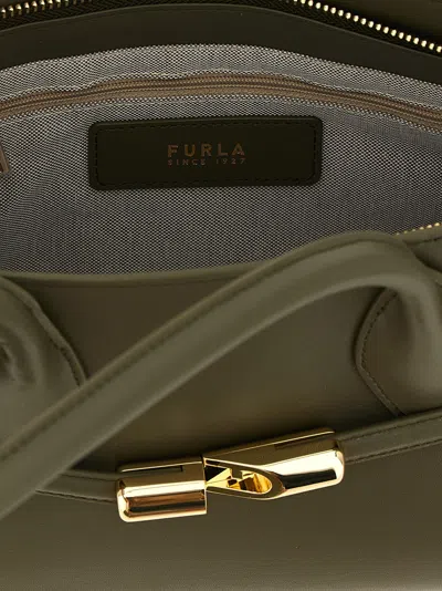 Furla ' Goccia Dome M' Shoulder Bag In Green