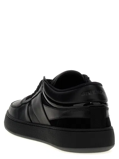 Givenchy G Move Panelled Leather Sneakers In Black