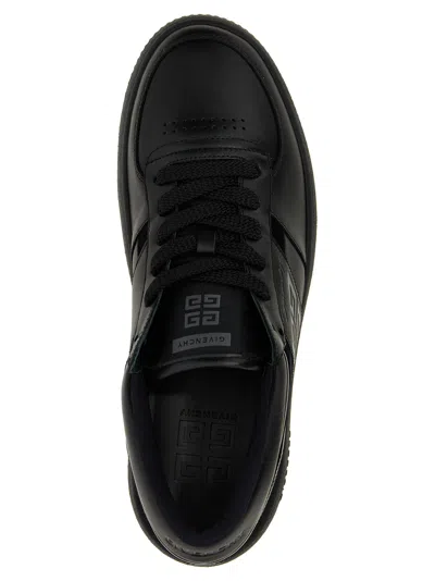 Givenchy G Move Panelled Leather Sneakers In Black
