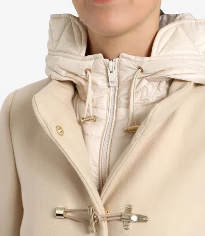 Fay Coats Cream In Neutral