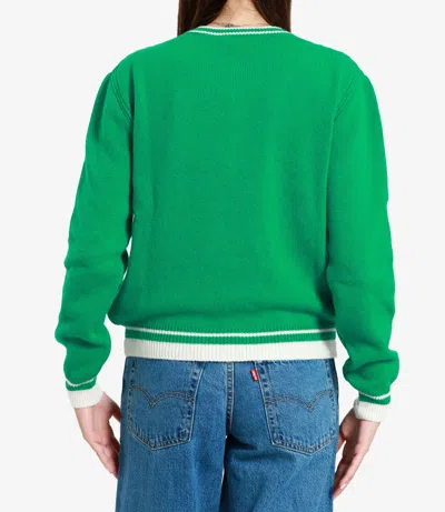 Msgm Sweaters Green In Green