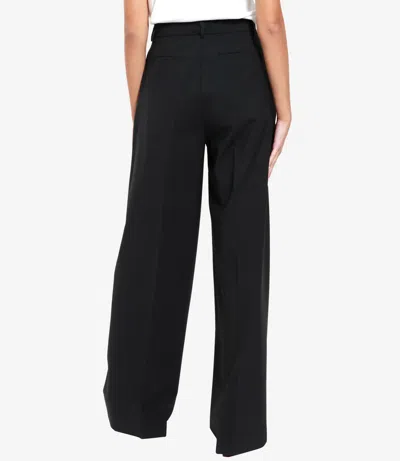 Msgm Trousers Black In Black
