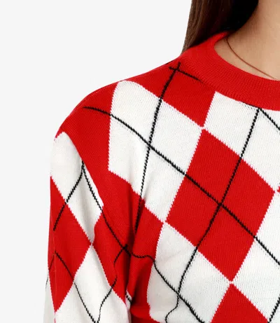 Msgm Sweaters In Red