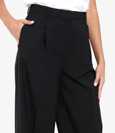 Msgm Trousers Black In Black