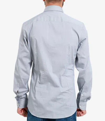 Fay Shirts White In Blue