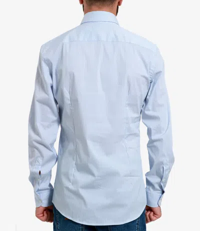 Fay Shirts White In Blue