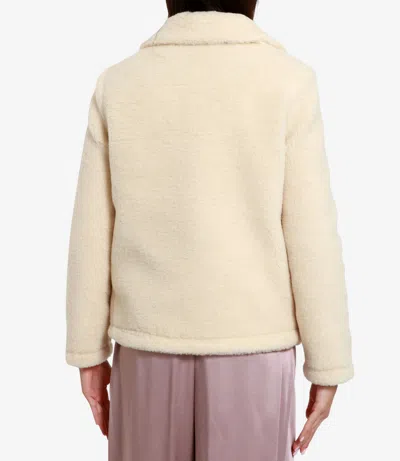 Fay Coats Cream In Neutral