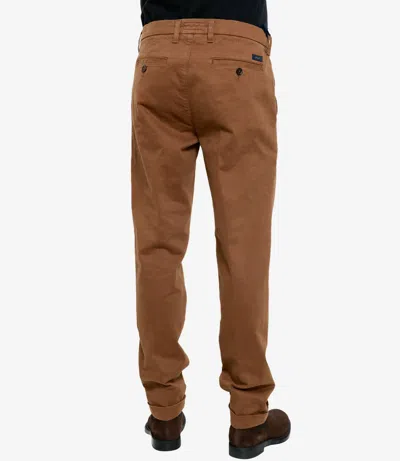 Fay Trousers White In Brown